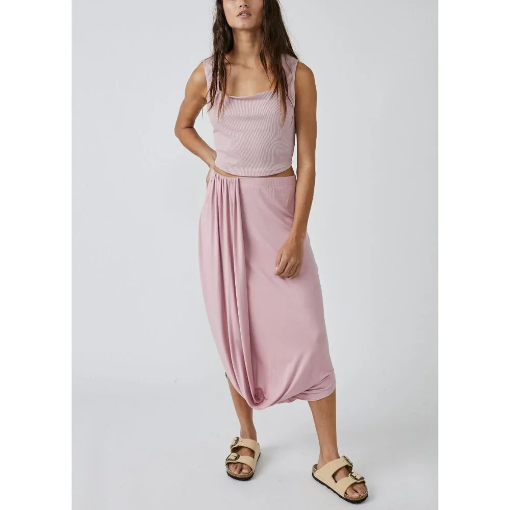 FREE PEOPLE Daphne Skirt rose